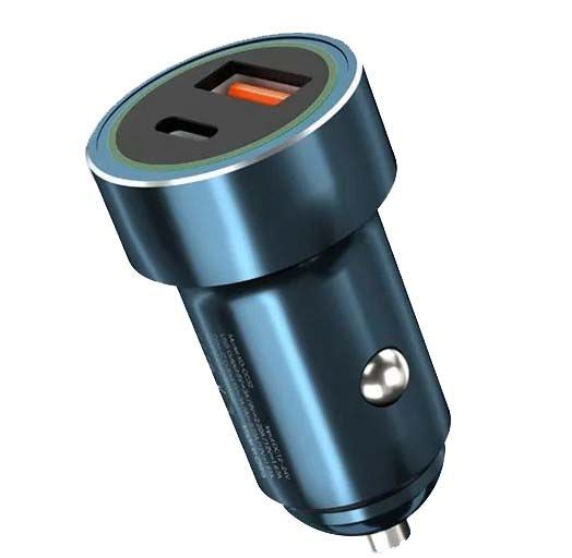 Φορτιστής αυτοκινήτου από την XO, που εφαρμόζει άμεσα στη θέση του αναπτήρα ώστε να φορτίζετε τις συσκευές σας στο ταξίδι, την εκδρομή ή τη διαδρομή για τη δουλειά. Διαθέτει μία θύρα USB και μία θύρα USB-C για τη φόρτιση του tablet ή του smartphone σας. Η συνολική απόδοση του φορτιστή είναι 3 Ampere και σε συνδυασμό με την τεχνολογία Fast Charge, μπορείτε να φορτίζετε τις συσκευές σας πιο γρήγορα από έναν απλό φορτιστή. Συνολική Ένταση Ρεύματος Φορτιστή: 3A Σύνολο Θυρών: 2